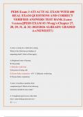 PEDS Exam 3 ATI ACTUAL EXAM WITH 600 REAL EXAM QUESTIONS AND CORRECT VERIFIED ANSWERS TEST BANK &lbrack;Latest Versions&rsqb;&vert;PEDS EXAM &num;3 &lpar;Wong's&colon;Chapter 27&comma; 28&comma; 29&comma; 31&comma; & 32&rpar; 2025&sol;2026 ALREADY GRADED A&plus;&lpar;NEWEST&excl;&excl;&rpar;