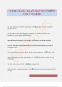 CCBMA BASIC EXAM 2025 QUESTIONS AND ANSWERS