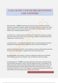 CAIA LEVEL 1 EXAM 2025 QUESTIONS AND ANSWERS