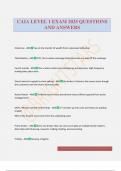 CAIA LEVEL 1 EXAM 2025 QUESTIONS AND ANSWERS