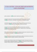 CAIA LEVEL 1 EXAM 2025 QUESTIONS AND ANSWERS