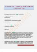 CAIA LEVEL 1 EXAM 2025 QUESTIONS AND ANSWERS