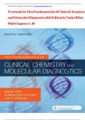 Test bank for tietz fundamentals of clinical chemistry and molecular diagnostics 7th edition by carl a burtis
