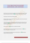 CAIA PRACTICE EXAM 2025 QUESTIONS AND ANSWERS