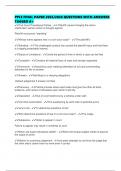 PPLE FINAL PAPER 2025&sol;2026 QUESTIONS WITH ANSWERS TAGGED A&plus;