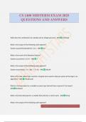 CS 1400 MIDTERM EXAM 2025 QUESTIONS AND ANSWERS
