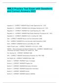 NMLS Practice Test Exam with Questions and Correct Answers 2025&period;