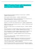 NMLS Practice Exam with Questions and Correct Answers 2025&period;