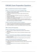 for2601 exam prep questions