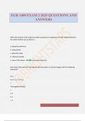 EGR 1400 EXAM 2 2025 QUESTIONS AND ANSWERS