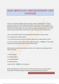 EGR 1400 EXAM 1 2025 QUESTIONS AND ANSWERS