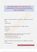 EIP MIDTERM&comma; USA EIP I EXAM 1&sol;MIDTERM EXAM 2025 QUESTIONS AND ANSWERS