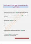 EGR 2400 EXAM 1 2025 QUESTIONS AND ANSWERS