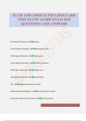 ELLIS AND ASSOCIATES LIFEGUARD TEST STUDY GUIDE EXAM 2025 QUESTIONS AND ANSWERS