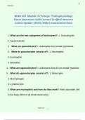 BIOD 331 Module 3 Portage- Pathophysiology Exam Questions with Correct Verified Answers Latest Update &lpar;2025&sol;2026&rpar; Guaranteed Pass