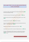EPA 608 TYPE 3 EXAM 2025 QUESTIONS AND ANSWERS
