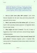 BIOD 331 Module 4 Portage- Pathophysiology Exam Questions with Correct Verified Answers Latest Update &lpar;2025&sol;2026&rpar; Guaranteed Pass