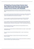 ATI Med Surg Proctored Exam Practice Exam 2025&ndash;2026 Accurate Real Exam Questions and Verified Correct Answers JUST RELEASED