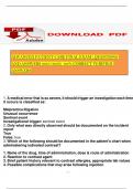 ADVANCED PATIENT CARE FINAL EXAM&vert; QUESTIONS AND ANSWERS 2025&sol;2026&vert; 100&percnt; CORRECT VERIFIED ANSWERS