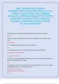  ABYC MARINE ELECTRICAL  CERTIFICATION EXAM 2025 WITH ACTUAL  CORRECT QUESTIONS AND VERIFIED  DETAILED ANSWERS &vert;FREQUENTLY TESTED  QUESTIONS AND SOLUTION &vert;ALREADY  GRADED A&plus;&vert;NEWEST&vert;LATEST UPDATE  &vert;GUARANTEED PASS 