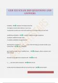GEB 3213 EXAM 2025 QUESTIONS AND ANSWERS