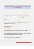 GEB 3213 EXAM 2025 QUESTIONS AND ANSWERS
