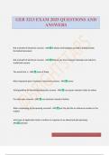 GEB 3213 EXAM 2025 QUESTIONS AND ANSWERS