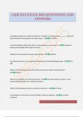 GEB 3213 EXAM 2025 QUESTIONS AND ANSWERS