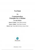 Communication&colon; Principles for a Lifetime &lpar;7th Edition&comma; Steven A&period; Beebe&comma; Susan J&period; Beebe&comma; Diana K&period; Ivy&rpar; &ndash; Complete Test Bank