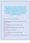 MHIC &lpar;MARYLAND HOME IMPROVEMENT  COMMISSION&rpar; EXAM 2025 WITH ACTUAL  CORRECT QUESTIONS AND VERIFIED  DETAILED ANSWERS &vert;FREQUENTLY TESTED  QUESTIONS AND SOLUTION &vert;ALREADY  GRADED A&plus;&vert;NEWEST&vert;LATEST UPDATE  &vert;GUARANTEED PASS