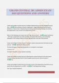 GRAND CENTRAL 201 ADMIN EXAM 2025 QUESTIONS AND ANSWERS