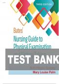 TEST BANK FOR Bates' Nursing Guide to Physical Examination and History Taking&comma; Third&comma; North American Edition by Beth Hogan-Quigley&comma; ISBN&colon; ISBN&colon;978-1975161095&comma; COMPLETE GUIDE ALL CHAPTERS COVERED 100&percnt; VERIFIED A&plus; GRADE ASSURED&excl;&excl;&excl;&excl;&excl;NEW LATEST UPDATE&excl;