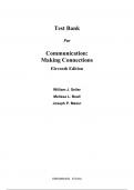 Communication&colon; Making Connections &lpar;11th Edition&comma; William J&period; Seiler&comma; Melissa L&period; Beall&comma; Joseph P&period; Mazer&rpar; &ndash; Complete Test Bank
