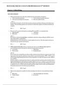 TEST BANK FOR MCCANCE PATHOPHYSIOLOGY 8TH EDITION&lpar; CONSISTS OF ALL CHAPTERS 1- 50 &rpar;ALL QUESTIONS WITH COMPLETE ANSWER SOLUTIONS