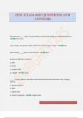 ITSC EXAM 2025 QUESTIONS AND ANSWERS