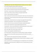 Abeka Biology&colon; God's Living Creation &lpar;10th grade&rpar; Final Exam Questions and Answers Graded A&plus;