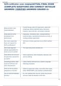 Exam &lpar;elaborations&rpar;    SLPA certification  