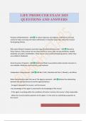 LIFE PRODUCER EXAM 2025 QUESTIONS AND ANSWERS