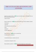 MBI 131 EXAM 2025 QUESTIONS AND ANSWERS