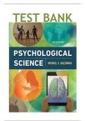 Psychological Science &ndash; Test Bank &lpar;6th Edition&comma; Michael S&period; Gazzaniga&comma; ISBN 10&colon; 0393640345&rpar; &ndash; Complete Chapter-Wise Exam Preparation Material