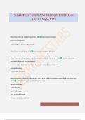 N244 TEST 2 EXAM 2025 QUESTIONS AND ANSWERS