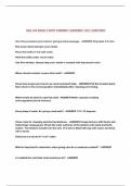 NAA 100 EXAM 3 WITH CORRECT ANSWERS 100&percnt; VERIFIED&excl;&excl;