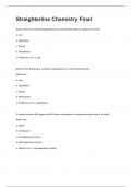 Straighterline CHEM101 Final Exam&period; 314 Questions And Answers 
