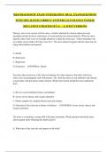 HESI DIAGNOSTIC EXAM- INTEGRATION  REAL  EXAM QUESTIONS WITH 100&percnt; RATED CORRECT ANSWERS &lpar;ACCURATELY PASSED&rpar; 2025 LATEST UPDATED GET A&plus;&lowbar;&vert;  LATEST VERSIONS