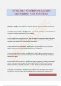 NCOA DLC MISSION EXAM 2025 QUESTIONS AND ANSWERS