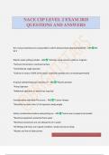 NACE CIP LEVEL 2 EXAM 2025 QUESTIONS AND ANSWERS