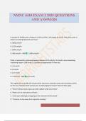 NMNC 4410 EXAM 2 2025 QUESTIONS AND ANSWERS
