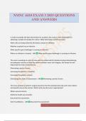 NMNC 4410 EXAM 3 2025 QUESTIONS AND ANSWERS
