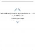 MNO2604 Assignment 3 PORTFOLIO (COMPLETE ANSWERS) Semester 1 2025 - DUE 29 May 2025