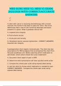 MED SURG HESI V2&colon; HESI V2 EXAM&comma; 2025&sol;2026 WITH CORRECT&sol;ACCURATE ANSWERS